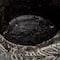 Hello Honey® 7" Gray Embossed Pattern Decorative Terra Cotta Planter